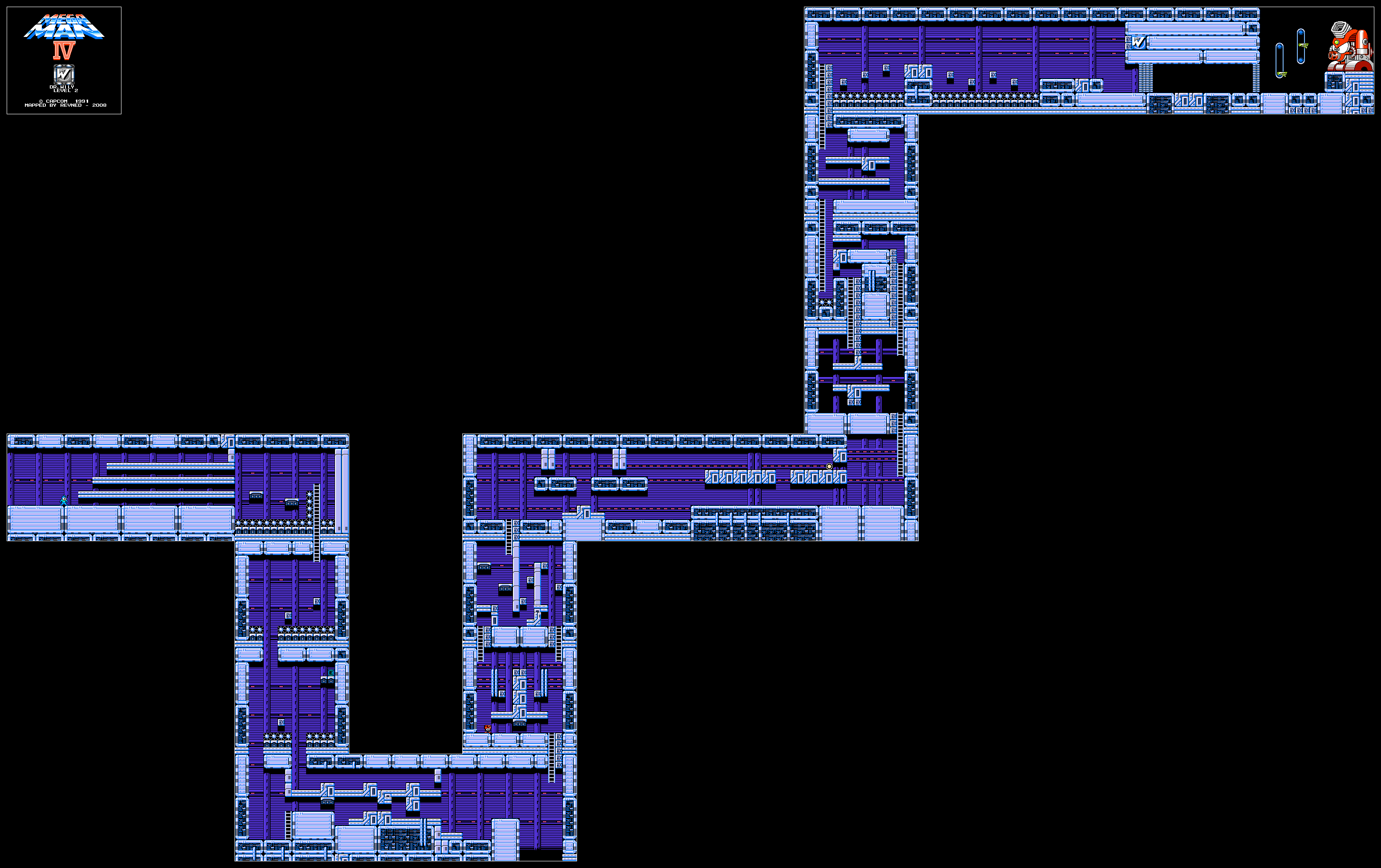 Mega Man IV - Revned's Video Game Maps